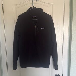 Patagonia Black Zip Up Sweater Fleece
